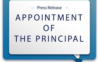 Press Release – APPOINTMENT OF THE PRINCIPAL